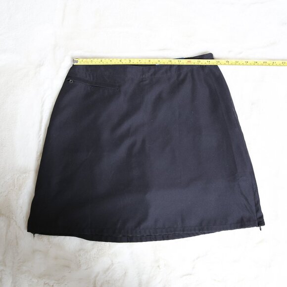 PATAGONIA Black Skort with Zippered Side Slits - NWT - Picture 9 of 12